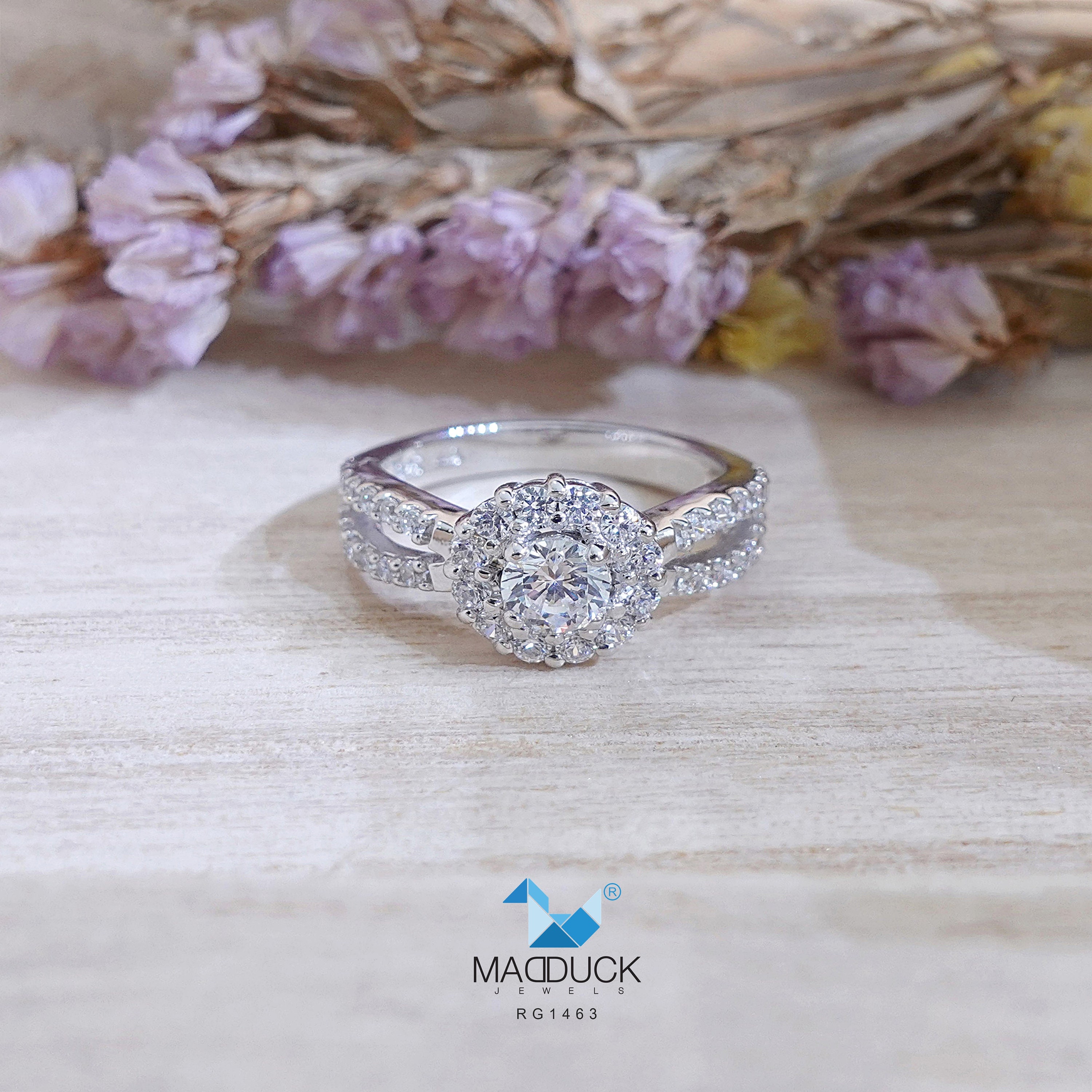 0.40 Cts Cubic Zirconia / Sterling Silver 925 Ring / Rhodium Plated Nickel-free / Madduckjewels RG1463 - Etsy 0.40 Cts Cubic Zirconia / Sterling Silver 925 Ring / Rhodium Plated Nickel-free / Madduckjewels RG1463 - Etsy