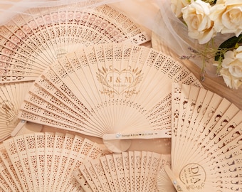 10PCS Personalized Wedding Favors Fan, Beach Wedding Gifts,Bridesmaids Gifts,Bachelorette Favors,Party Gifts