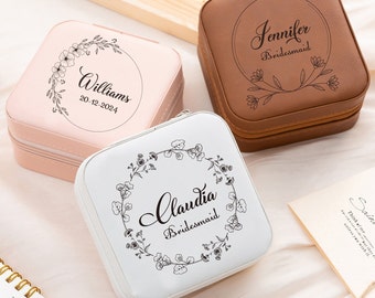 Custom Name Jewelry Box,Bridal Party Favors,Bridemaid Gift,Jewelry Organiser,Gifts for Mom,Gifts for Girls,Bachelorette Favors