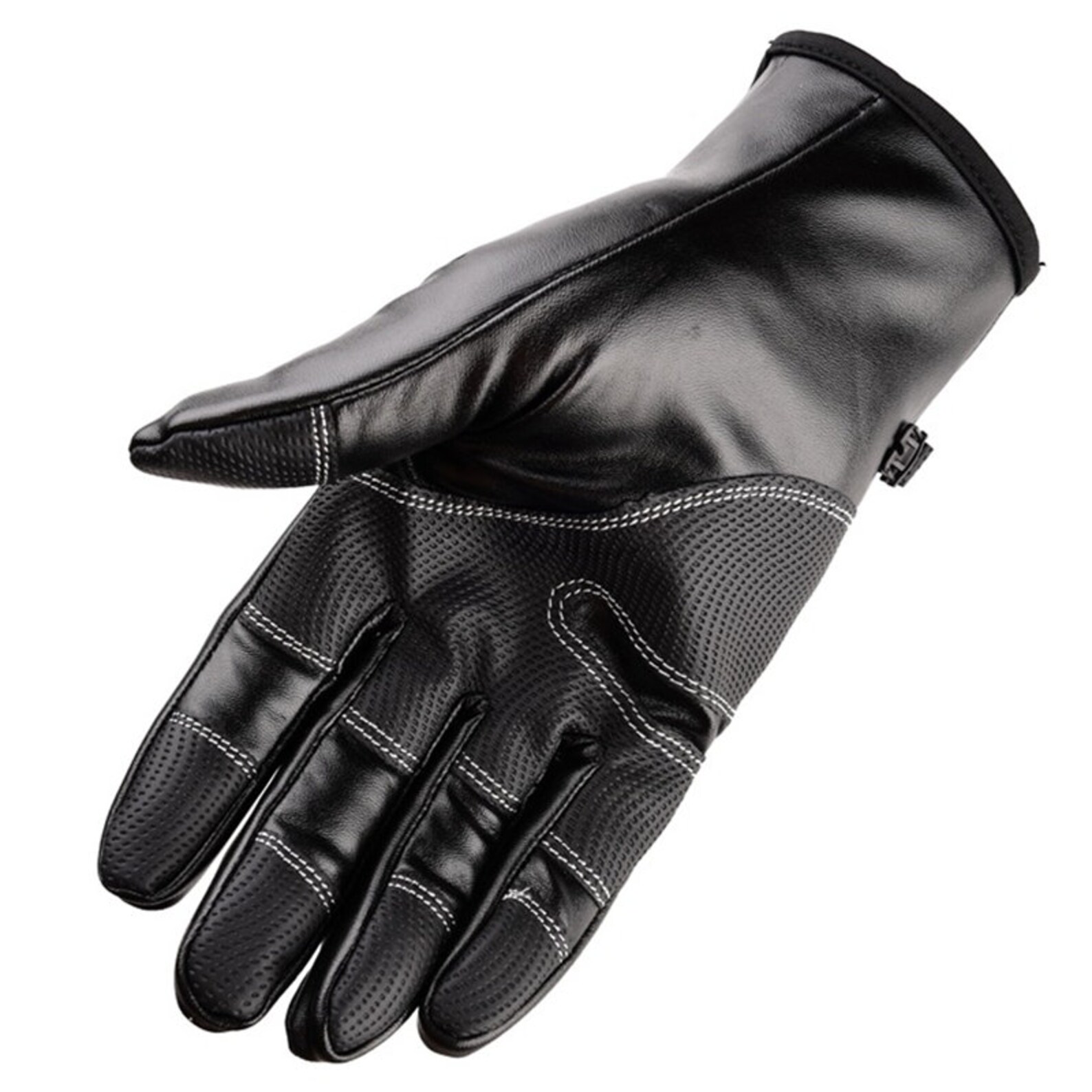 Full Finger Zipper Gloves Pu Leather Touch Screen Men and Etsy