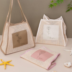 Personalized Beach Bag,Custom Tote Bag,Bachelorette Party Bag,Bridesmaid Gift Bag,Wedding Party Gifts,Back to School,Birthday Gift