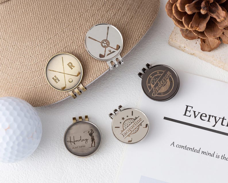 Golf Lovers Gift,
Custom Golf Gift,
Golf Marker Clip,
golf gift,
boyfriend gift,