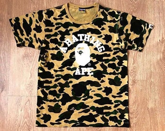 Bape Camo Tshirt Etsy
