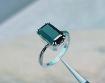BONLAVIEGEM - Anillo De ónix Negro De Plata De Ley 925 Para Hombre, De Corte Cuadrado De 11 Mm, Con Patrón Celta Para Papá, Talla 7-12, Turquesa