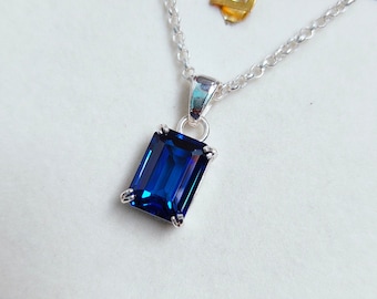 Blue sapphire necklace best sale uk