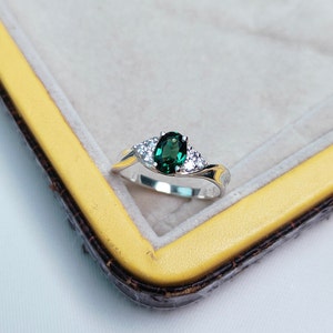 Blautürkis Saphir Ring, Blaugrün Saphir Ring, 925 Sterling Silber Ring, Blaugrün Saphir Ring, blaugrün Saphir Ring