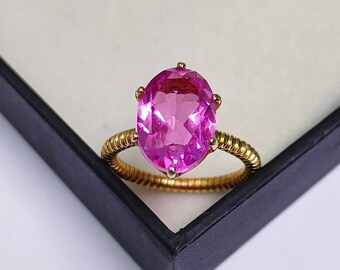 Kunzit Ring, Oval Kunzit Ring, 925 Sterling Silber Ring, Kunzit Doublet Quarz Ring, Kunzit Doublette Ring, Verlobungsring