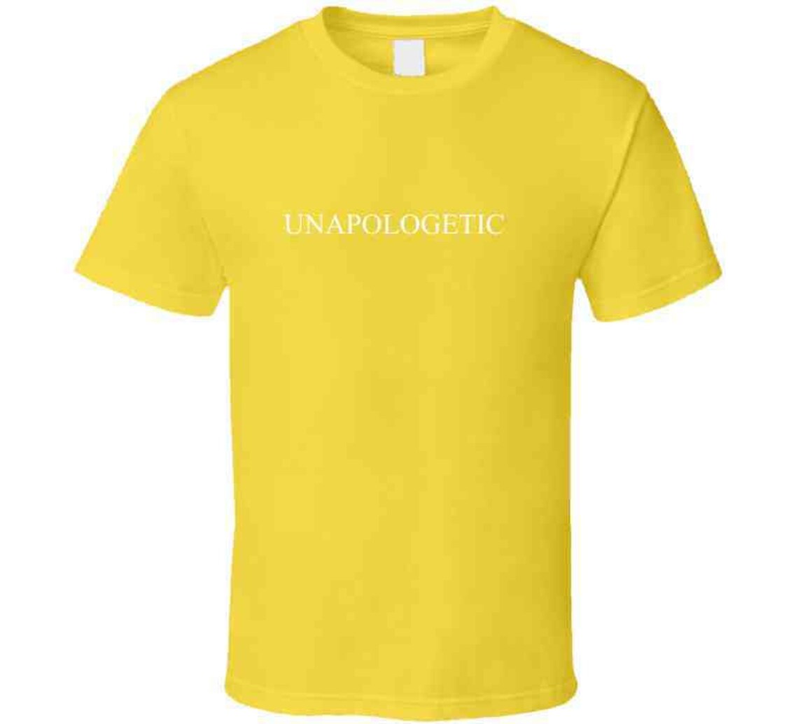 Novelty Shirt Unapologetic Text Statement Unisex T Shirt Etsy