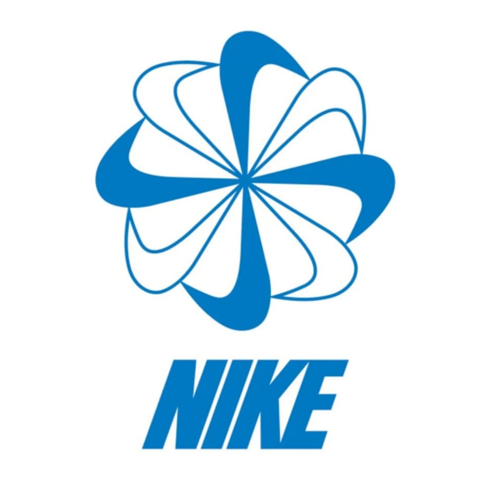 2 Nike Logo Iron On camiseta Vinyl Heat Transfer Blue Tag DIY Etsy