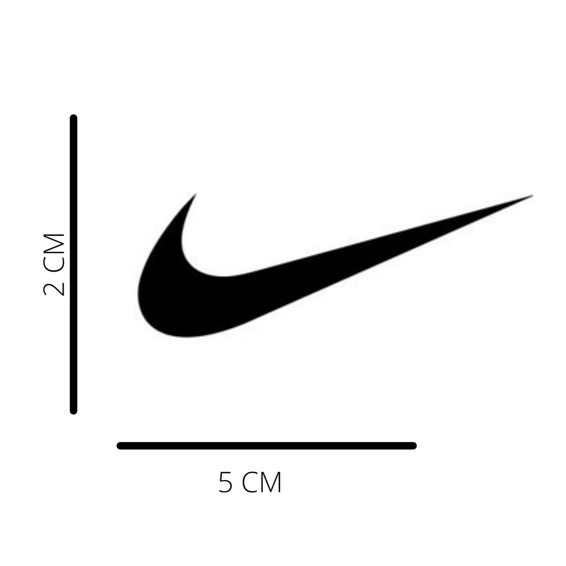 nike shirt logo in middle