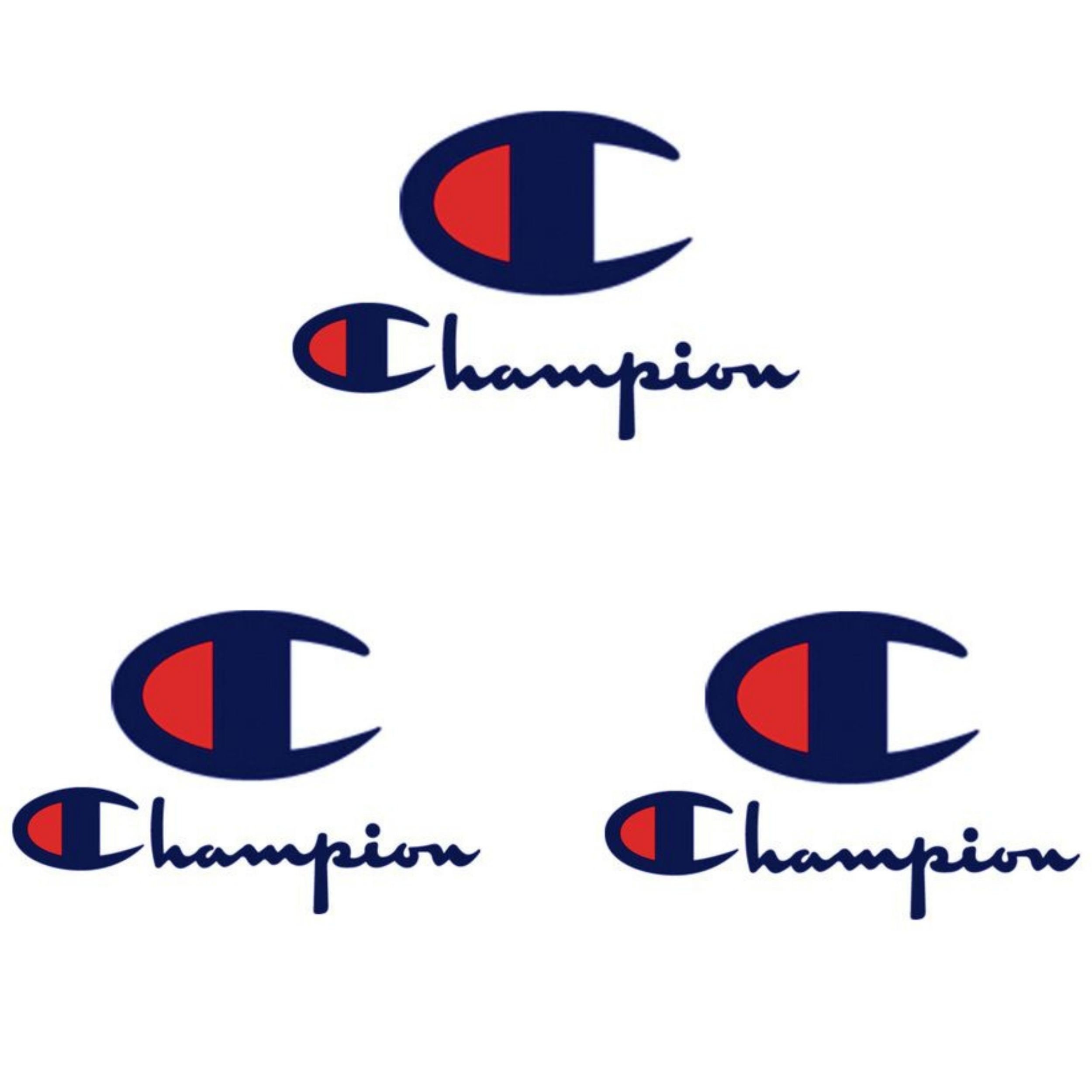 3 Champion Brand Logo Iron On t shirt Vinyl Heat Transfer DIY | Etsy