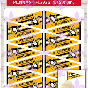 Anaheim Ducks PNG File cut and glue to a stick Hockey Cupcake Toppers Just print DIY Pennant Flag Favors