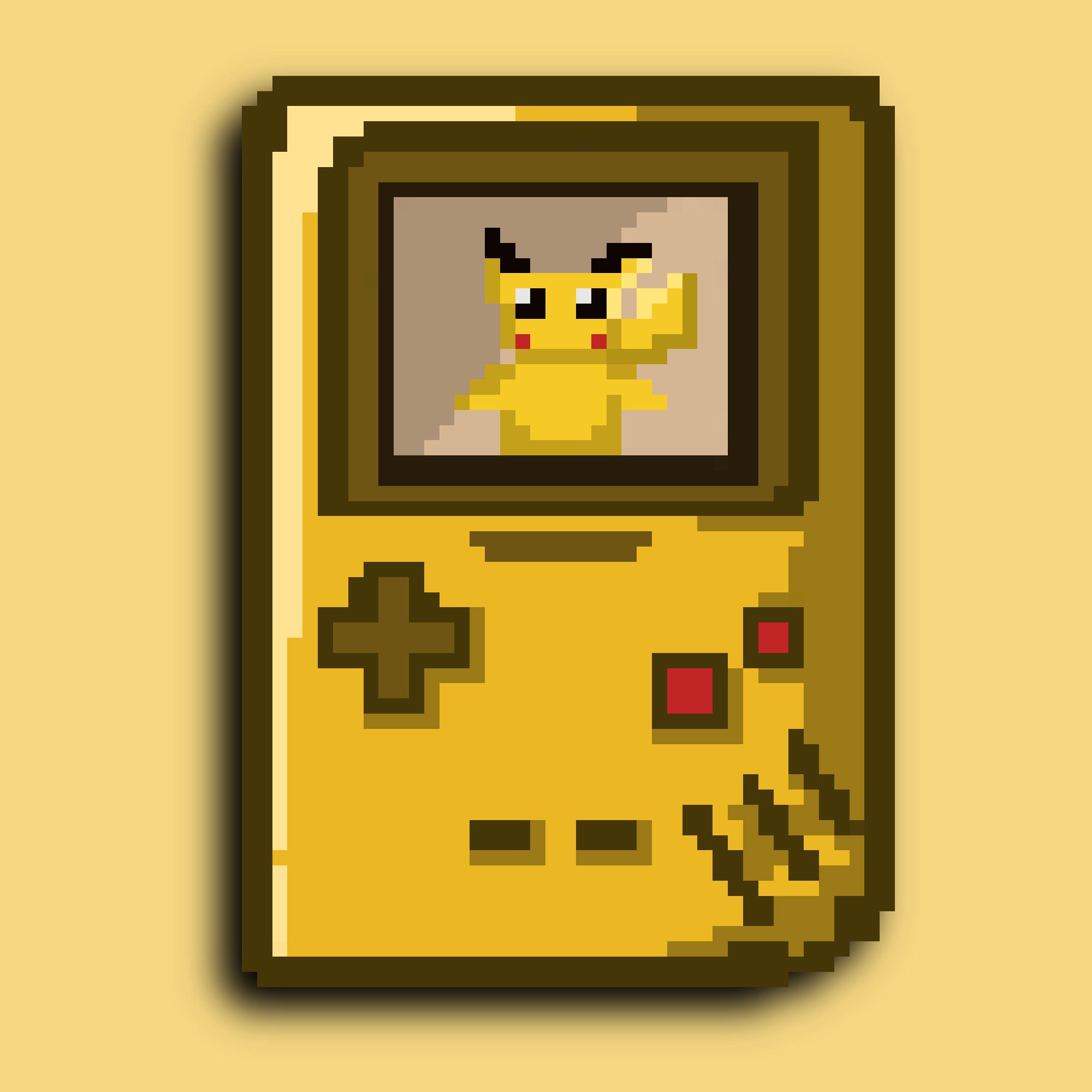 8-bit RGBY Starters Vinyl Stickers - Anime Stickers - Poke Pixel ...