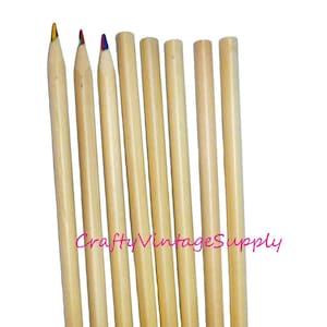 Juego de 8 lápices arcoíris de madera de colores, lápiz multicolor (W107)