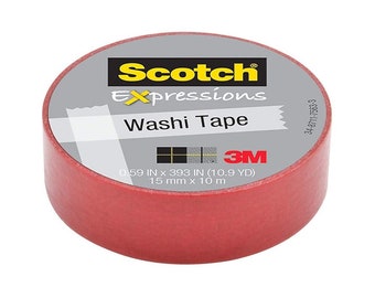 Scotch 3M expressions washi tape red Crafting Tape (P32)