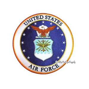 USAF United States Air Force 6" round patch
