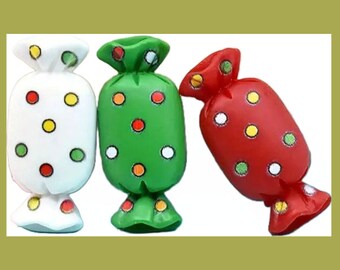 Kerstsnoep 5st of 10st punaises punaises magneten decorateur prikbord punaises (V19)