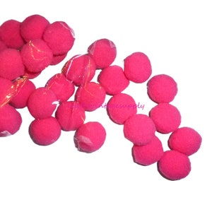 Pompoms 150pcs rose pink mixed felt pom pon balls 1/2&quot; 15mm