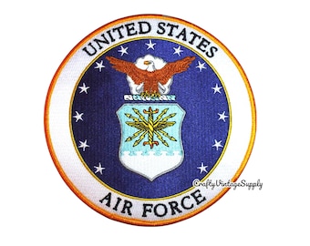 USAF United States Air Force 6" ronde patch