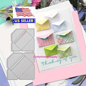 Mini envelope metal craft die cut cutting paper machine cutters dies