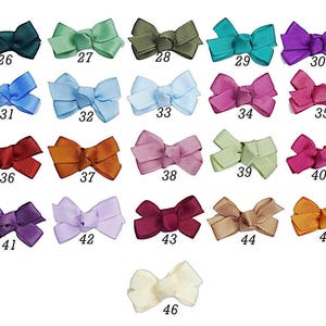 Puppy bows ~  super tiny 1.5" knot hair bowknot bow bands or barrette