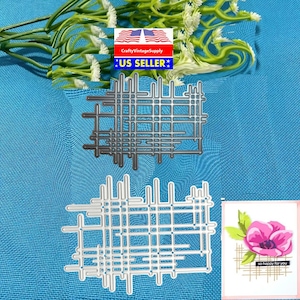 Geometric lines plaid wall metal cutting dies cut machine cutter die