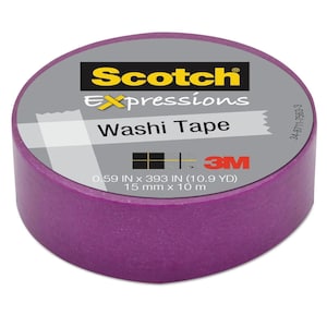 Scotch 3m expressions washi tape purple crafting tape