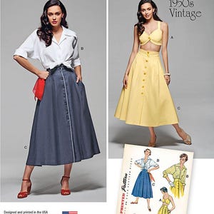 Simplicity pattern 1166  size u5 16-24 plus summer bra top vintage fancy dress patterns