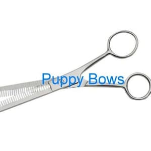 Tijeras de adelgazamiento de doble filo para perros, de acero inoxidable, fáciles de quitar mate, para perros pequeños y medianos, vendedor en EE. UU.