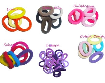Dog grooming scrunchy elastic hair bands  3/4&quot;  package of 100