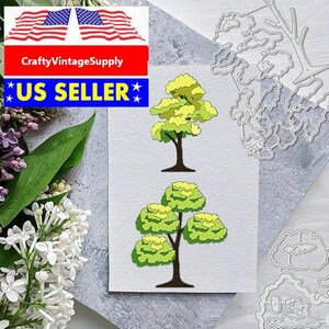 Sculpted topiary trees metal cutting dies cut cutter die