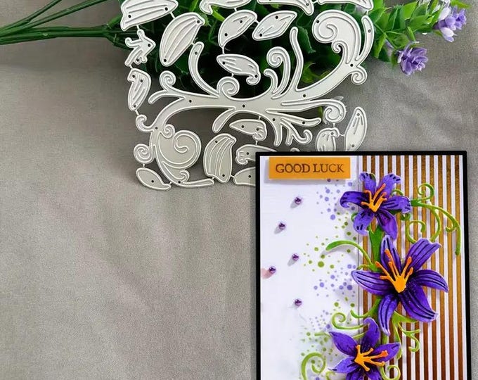23pcs Layered Lily Flowers Metal Cutting Dies Cut Cutter Die - Etsy
