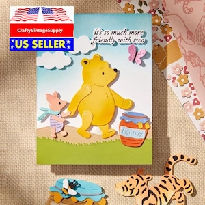 Poo pig honey pot  metal craft die cut cutting machine cutters dies