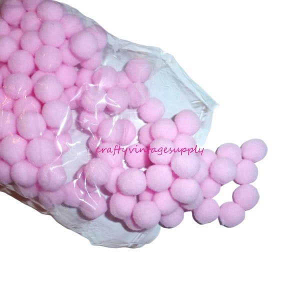 Pompoms 150pcs light pink mixed felt pom pon balls 1/2" 15mm