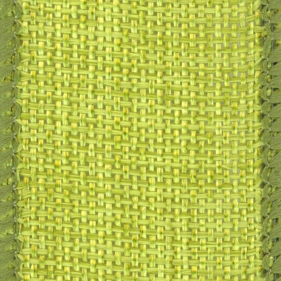 Berwick Offray Rustic Saddle Ribbon - 1.5" Wide Natural Brown Polyester Craft Ribbon, 3 Yard Spool, Non-Fray Stitched Edge
