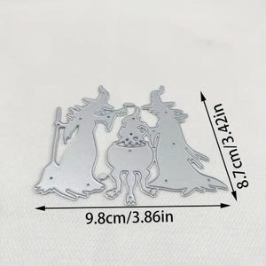 Halloween Hexe Zauber Kessel brauen Potion Metall schneiden sterben geschnitten