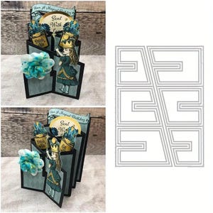 Multi level pop up holder box metal cutting dies cut machine cutter die stepper