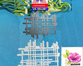 Geometrische Linien karierte Wand Metallstanzformen Schneidemaschine Cutter sterben