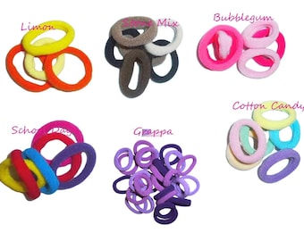 Dog grooming scrunchy elastic hair bands  3/4"  package of 100