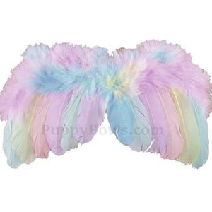 Halloween pastel eenhoorn engelenvleugels hondenkostuum veren passen 5lb - 25lb