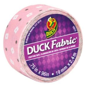 Duck Brand 0.75"x96 » tissu rose Crafting Tape (P39)