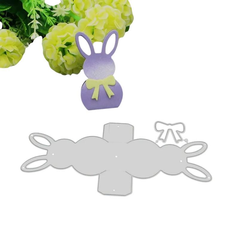 MAYJOYDIY Fustelle in metallo a forma di uovo di Pasqua, a