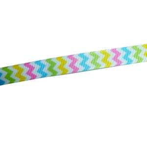 Ostern Frühling Babyparty rosa gelb blau grün Chevron 5 Meter (w39)