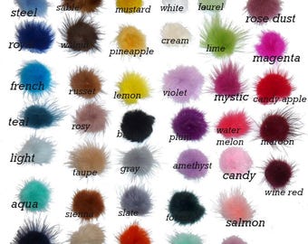 Puppy bows pairs tiny 1" fuzzy feather fur marabou ball puffs  pet dog hair bow