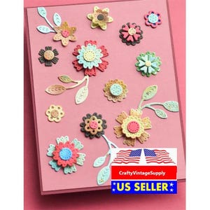 Blumenstrauß Konfetti Blütenblätter Metall Handwerk Stanzmaschinen Papierschneider