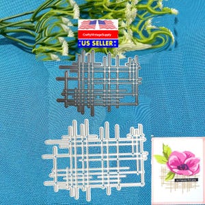 Geometric lines plaid wall metal cutting dies cut machine cutter die