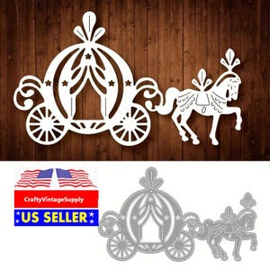 Fustelle per taglio metalli con carrozza e cavallo principessa, macchina da taglio