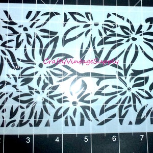 Geometric art deco  border wall cake Stencil for tile and crafts 9.5&quot; x 4.5&quot;  (xa32)