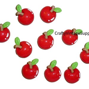 10stk 3/10,2 cm weiße Punkt Äpfel Blattstiel Reißnägel Daumen Reißnägel Knöpfe