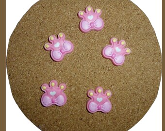 5 grotere strikkroon roze punaises push pins diverse kleuren binnenhuisarchitect punaises prikborden (v3)